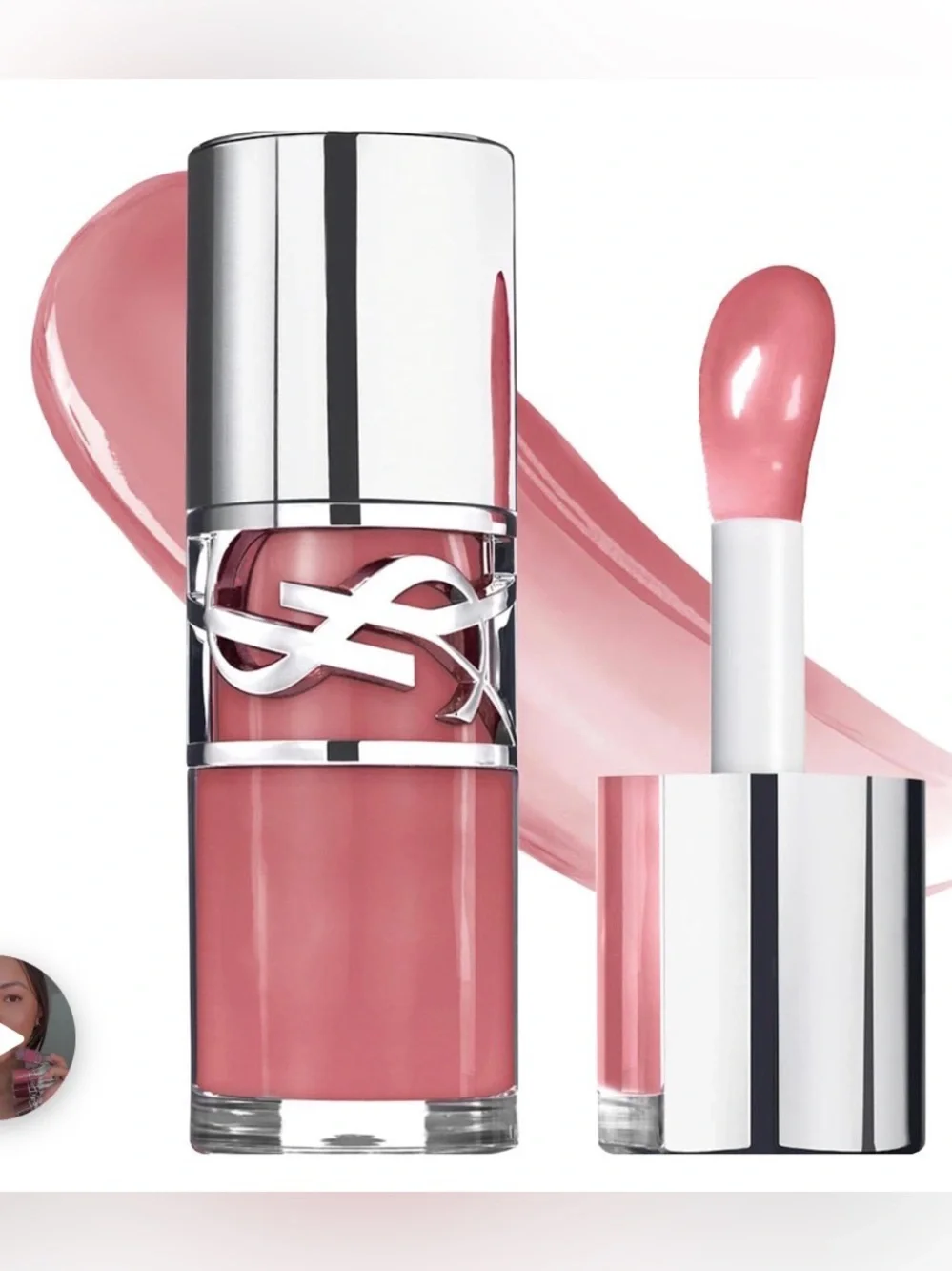 YSL - Loveshine Plumping Lip Oil Gloss Shaw 44 nude levallier